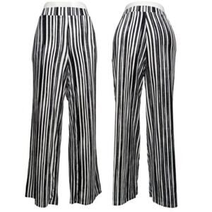 Elizabeth & Clarke Wide-Leg Pants w/StainTech Size LARGE (mismarked as XS) NWOT